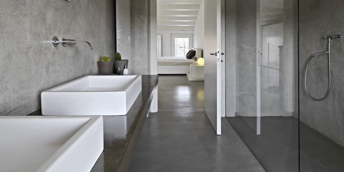 betonvloer badkamer